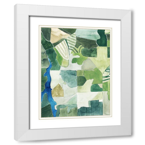 Going Home II White Modern Wood Framed Art Print with Double Matting by Popp, Grace