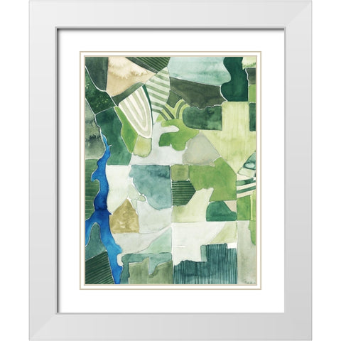 Going Home II White Modern Wood Framed Art Print with Double Matting by Popp, Grace
