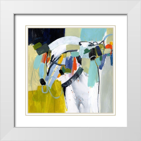 Scarborough Fair I White Modern Wood Framed Art Print with Double Matting by Borges, Victoria