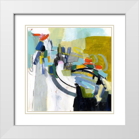 Scarborough Fair II White Modern Wood Framed Art Print with Double Matting by Borges, Victoria