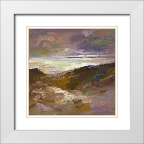 California Coast White Modern Wood Framed Art Print with Double Matting by Finch, Sheila