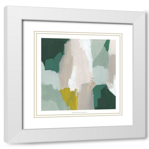Tundra Summer IV White Modern Wood Framed Art Print with Double Matting by Vess, June Erica