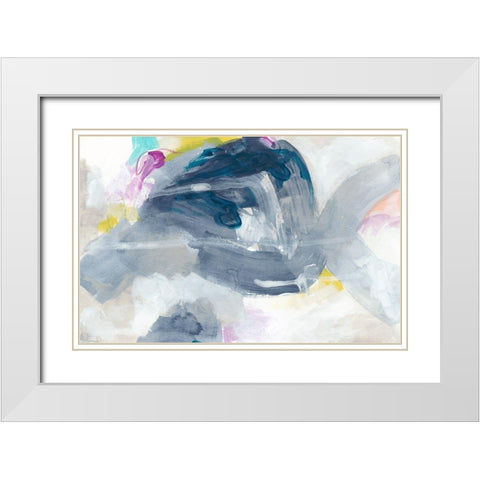 Convection II White Modern Wood Framed Art Print with Double Matting by Vess, June Erica