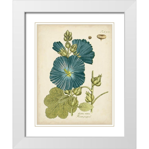 Eloquent Botanical IV White Modern Wood Framed Art Print with Double Matting by Vision Studio