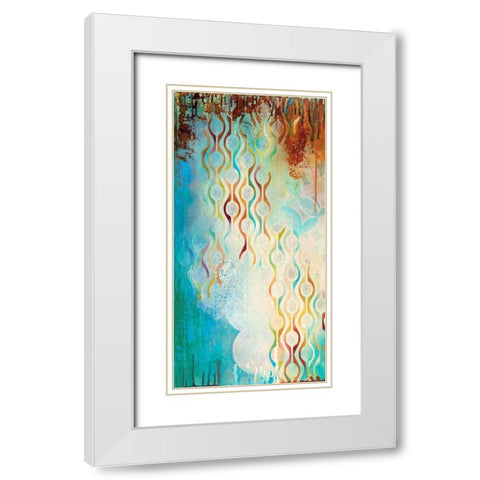 Compliance I White Modern Wood Framed Art Print with Double Matting by Robinson, Heather