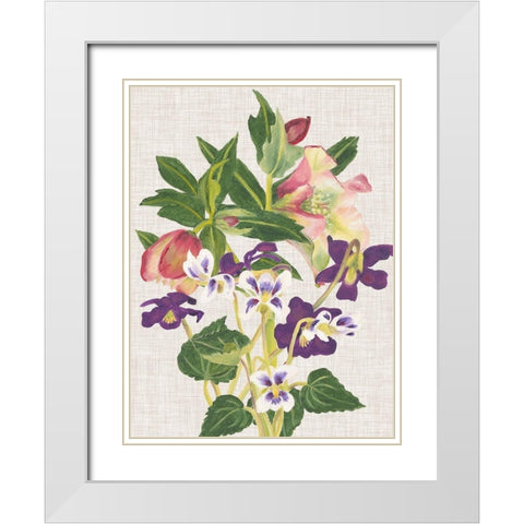 April in Paris IV White Modern Wood Framed Art Print with Double Matting by Miller, Dianne