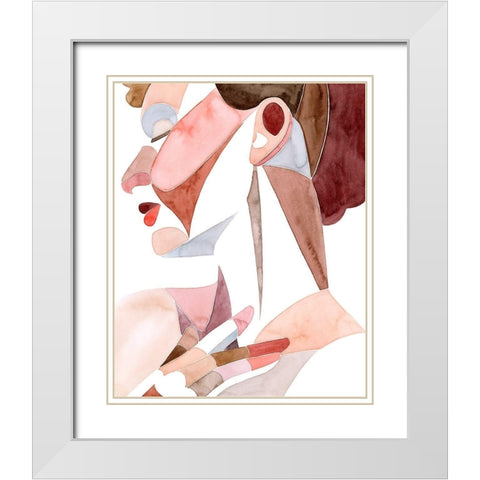 Golden Age I White Modern Wood Framed Art Print with Double Matting by Popp, Grace