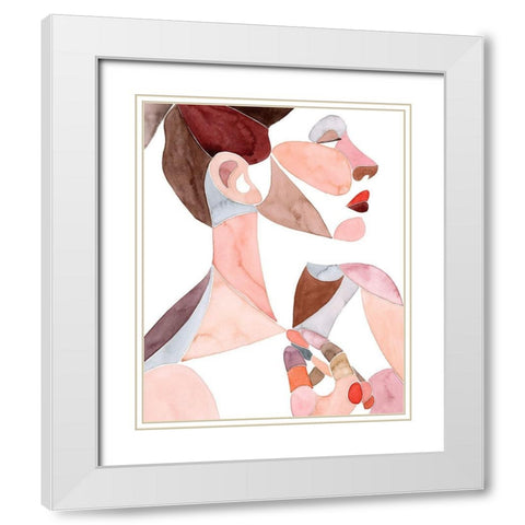 Golden Age II White Modern Wood Framed Art Print with Double Matting by Popp, Grace