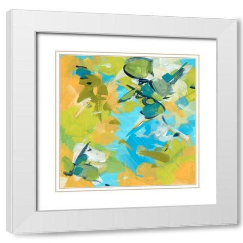 Seasonal Delight III White Modern Wood Framed Art Print with Double Matting by Wang, Melissa