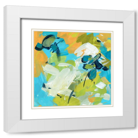 Seasonal Delight IV White Modern Wood Framed Art Print with Double Matting by Wang, Melissa