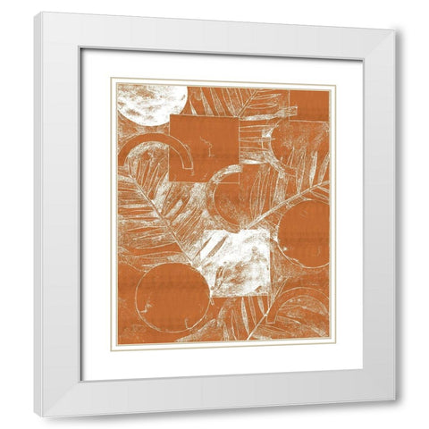 Composition and Alloys I White Modern Wood Framed Art Print with Double Matting by Wang, Melissa