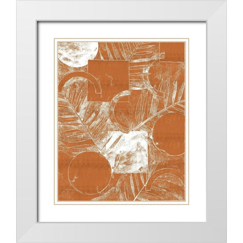 Composition and Alloys I White Modern Wood Framed Art Print with Double Matting by Wang, Melissa