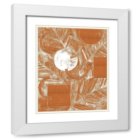 Composition and Alloys II White Modern Wood Framed Art Print with Double Matting by Wang, Melissa