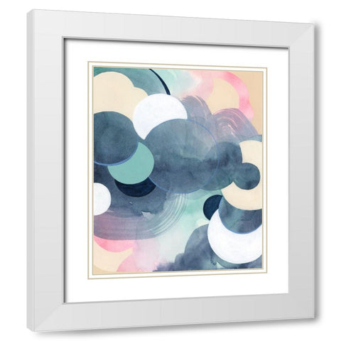 Ocular Prism I White Modern Wood Framed Art Print with Double Matting by Popp, Grace