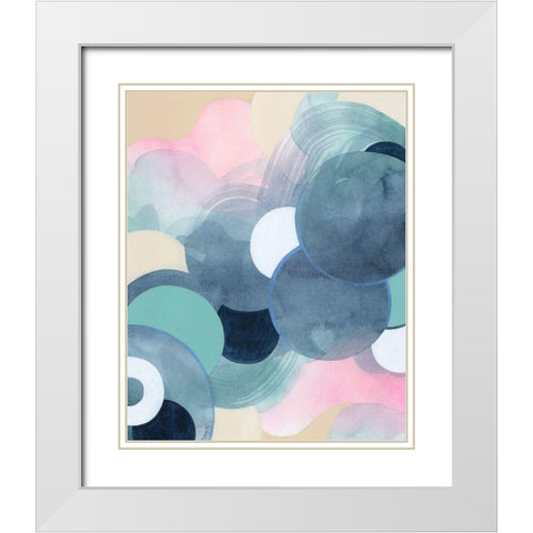 Ocular Prism II White Modern Wood Framed Art Print with Double Matting by Popp, Grace