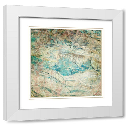 Sea Salt III White Modern Wood Framed Art Print with Double Matting by Fagalde, Jarman