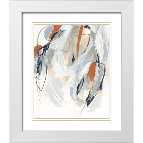 Obfuscation I White Modern Wood Framed Art Print with Double Matting by Vess, June Erica
