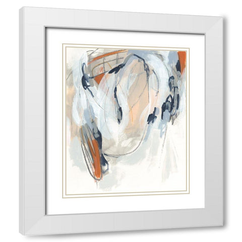 Obfuscation II White Modern Wood Framed Art Print with Double Matting by Vess, June Erica
