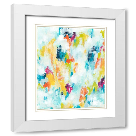 Reclaimed Refraction I White Modern Wood Framed Art Print with Double Matting by Vess, June Erica