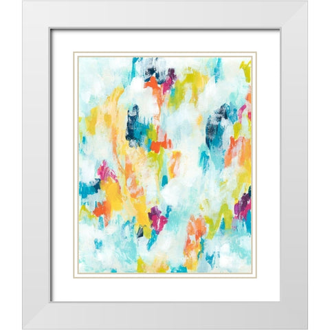 Reclaimed Refraction I White Modern Wood Framed Art Print with Double Matting by Vess, June Erica