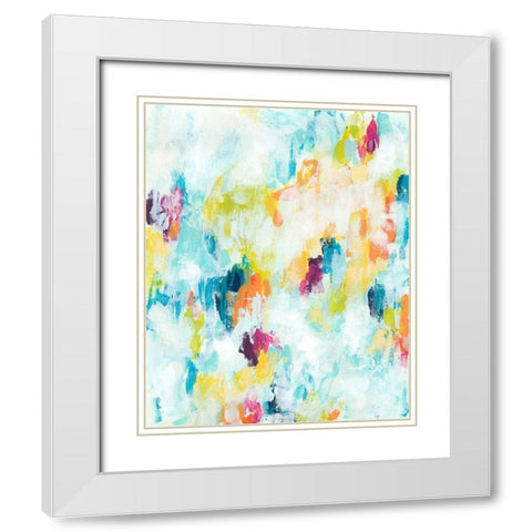 Reclaimed Refraction II White Modern Wood Framed Art Print with Double Matting by Vess, June Erica