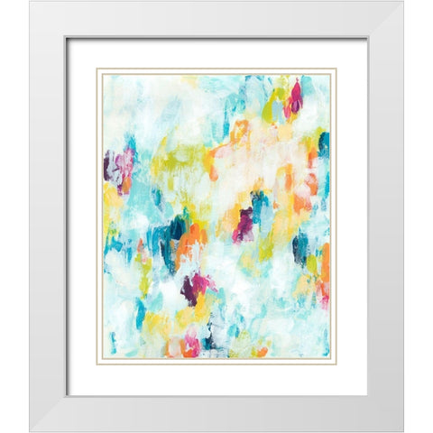 Reclaimed Refraction II White Modern Wood Framed Art Print with Double Matting by Vess, June Erica