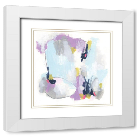 Color Flight IV White Modern Wood Framed Art Print with Double Matting by Vess, June Erica