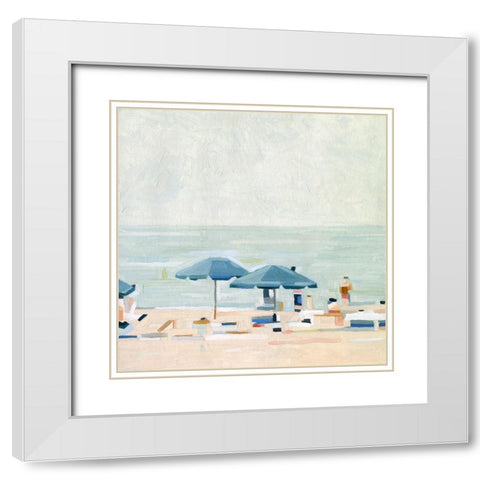 If Its the Beaches I White Modern Wood Framed Art Print with Double Matting by Scarvey, Emma