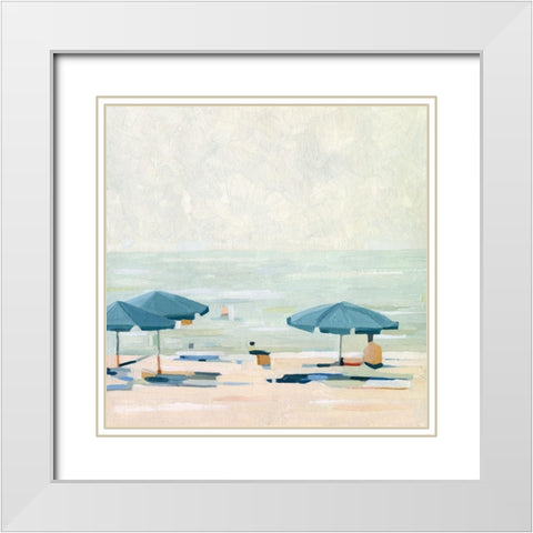 If Its the Beaches II White Modern Wood Framed Art Print with Double Matting by Scarvey, Emma