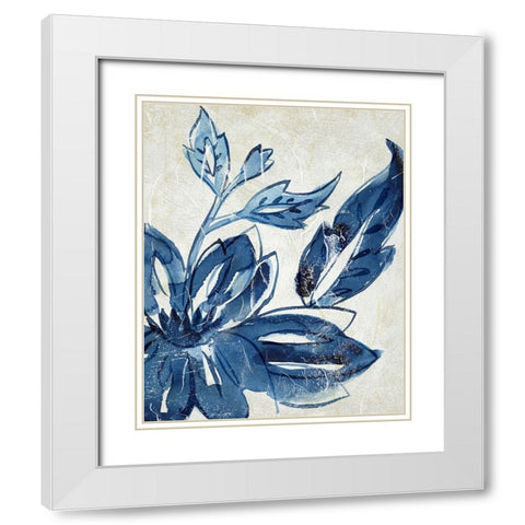 Porcelain Sample III White Modern Wood Framed Art Print with Double Matting by Zarris, Chariklia