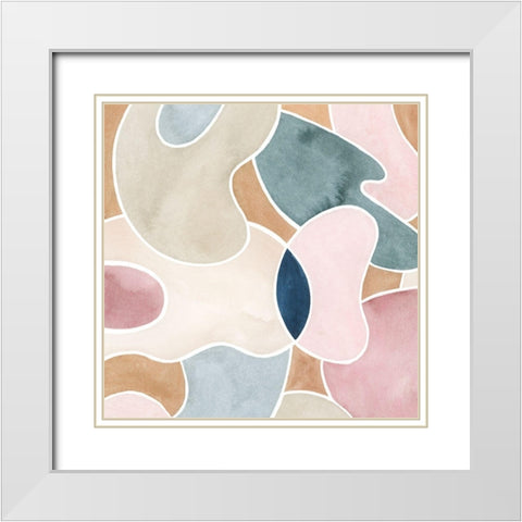 Shifters I White Modern Wood Framed Art Print with Double Matting by Popp, Grace