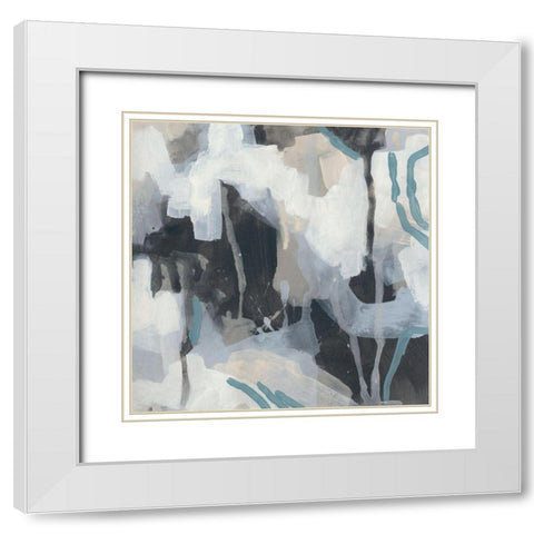 Static Cover I White Modern Wood Framed Art Print with Double Matting by Vess, June Erica