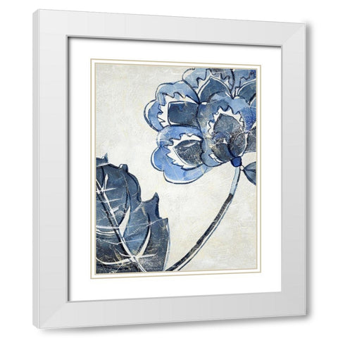 Vintage Porcelain III White Modern Wood Framed Art Print with Double Matting by Zarris, Chariklia