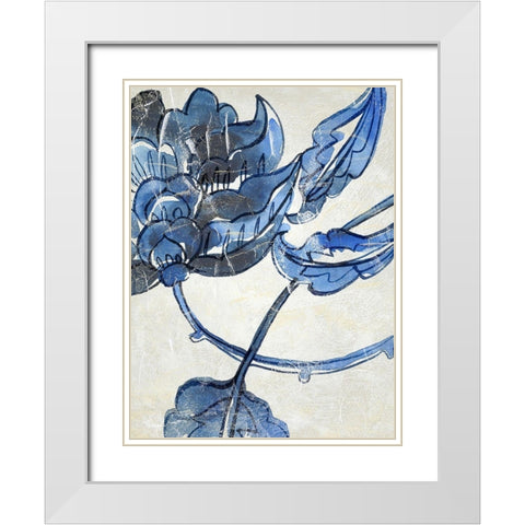 Vintage Porcelain IV White Modern Wood Framed Art Print with Double Matting by Zarris, Chariklia