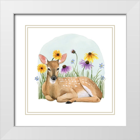 Wild Woodland II White Modern Wood Framed Art Print with Double Matting by Popp, Grace