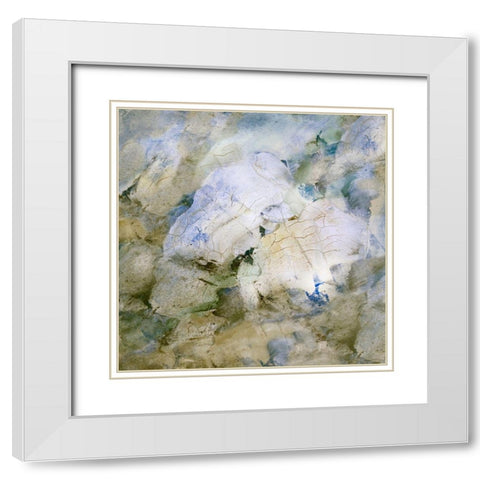 Tidal Flow III White Modern Wood Framed Art Print with Double Matting by Finch, Scherrer