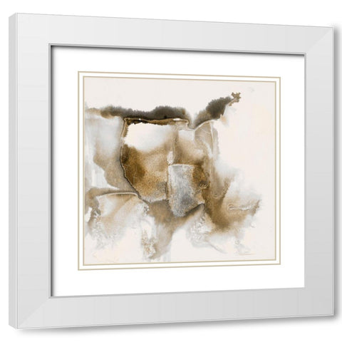 Drifting Sands II White Modern Wood Framed Art Print with Double Matting by Finch, Scherrer