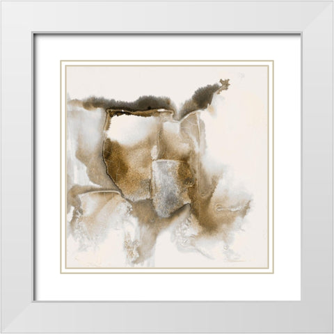 Drifting Sands II White Modern Wood Framed Art Print with Double Matting by Finch, Scherrer