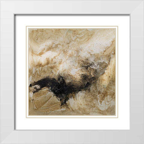 Drifting Sands IV White Modern Wood Framed Art Print with Double Matting by Finch, Scherrer