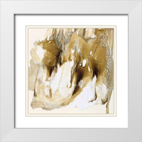 Drifting Sands V White Modern Wood Framed Art Print with Double Matting by Finch, Scherrer