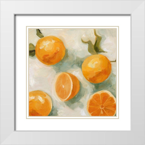 Fresh Citrus IV White Modern Wood Framed Art Print with Double Matting by Scarvey, Emma