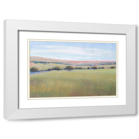 Hill Country I White Modern Wood Framed Art Print with Double Matting by OToole, Tim