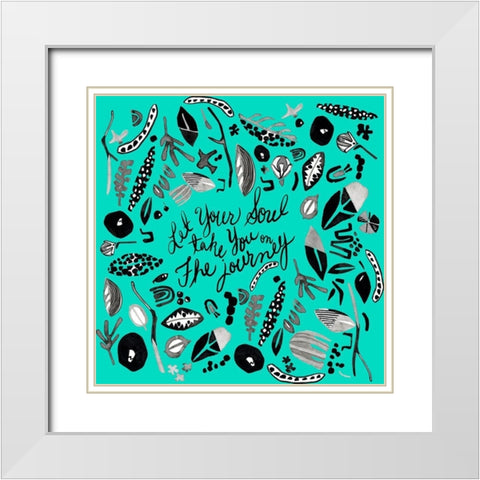 Woodland Wonder I White Modern Wood Framed Art Print with Double Matting by Blanckslate