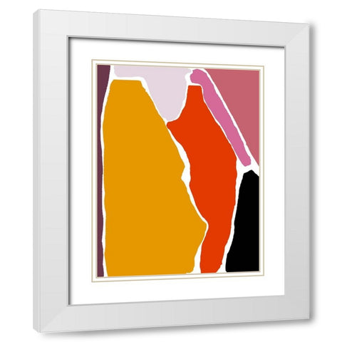 Final Homage I White Modern Wood Framed Art Print with Double Matting by Delamater, Rob
