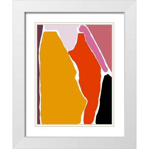 Final Homage I White Modern Wood Framed Art Print with Double Matting by Delamater, Rob