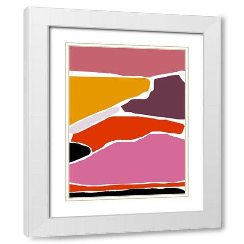 Final Homage II White Modern Wood Framed Art Print with Double Matting by Delamater, Rob