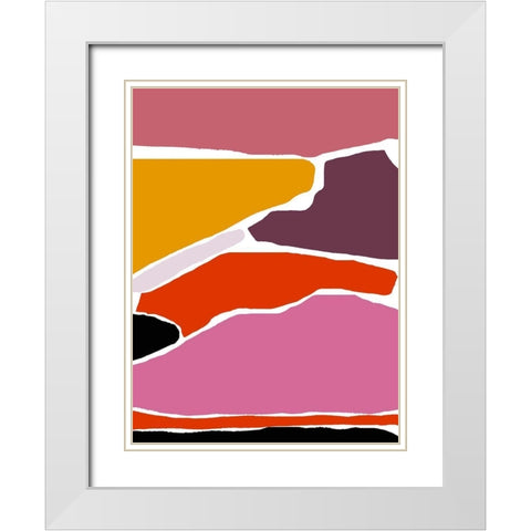 Final Homage II White Modern Wood Framed Art Print with Double Matting by Delamater, Rob