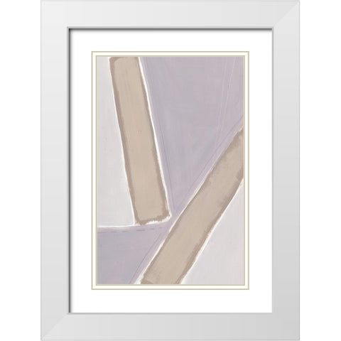 Custom Neutral Impact II White Modern Wood Framed Art Print with Double Matting by Vess, June Erica