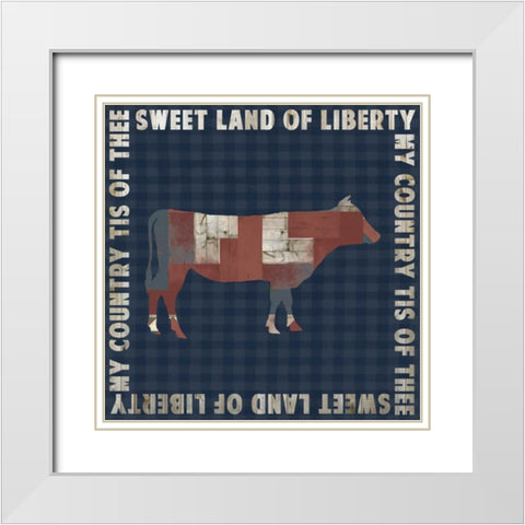 Fourth on the Farm Collection G. White Modern Wood Framed Art Print with Double Matting by Studio W