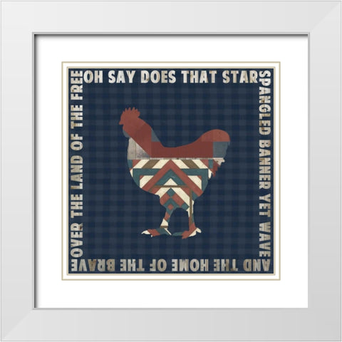 Fourth on the Farm Collection H. White Modern Wood Framed Art Print with Double Matting by Studio W